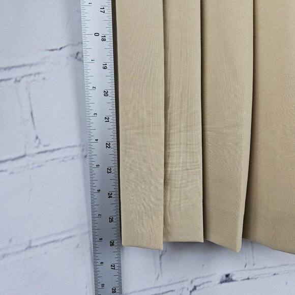 Zara Deconstructed Box Pleat Camel Color Skirt Short Long Pleated Womens XS - Picture 7 of 14